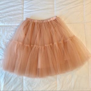 Pink Tulle Skirt